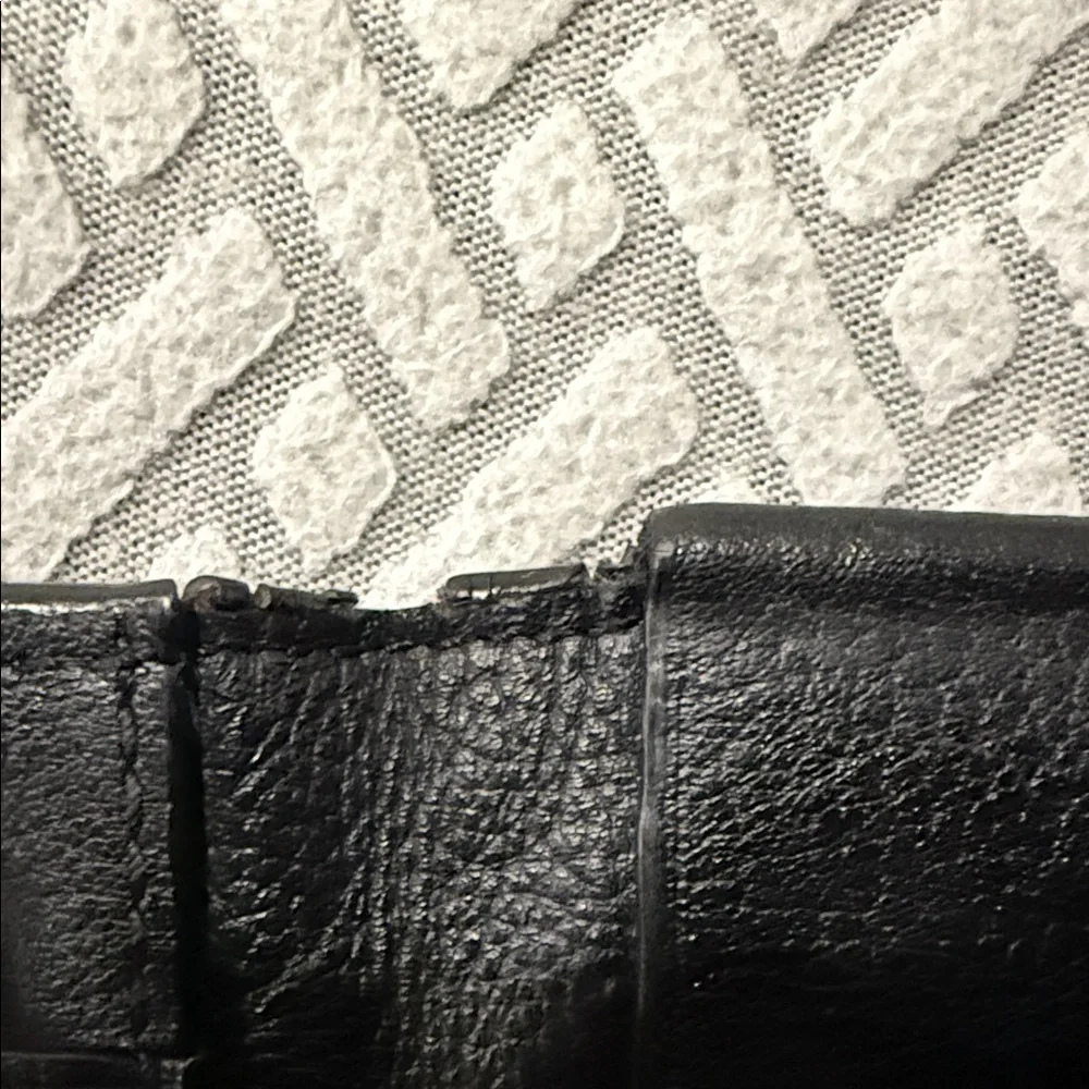 Vintage Coach Classic Black Leather wallet card holder